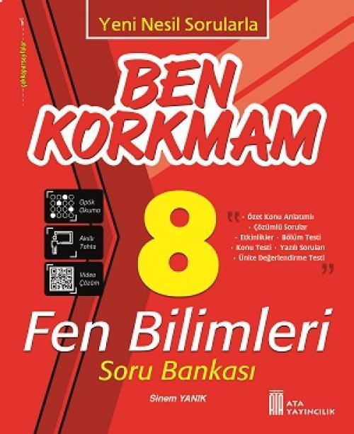 Ata Yayıncılık 8. Sınıf Fen Bilimleri Ben Korkmam Soru Bankası Ata Yayıncılık