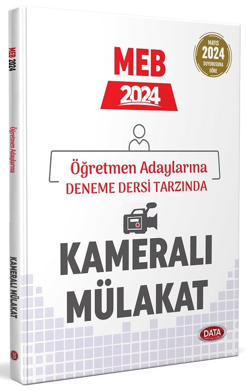 Data 2024 MEB Öğretmenlik Kameralı Mülakat Data Yayınları