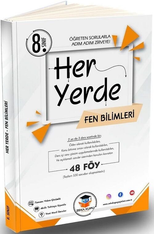 Zeka Küpü 8. Sınıf Her Yerde Fen Bilimleri 48 Föy Zeka Küpü Yayınları