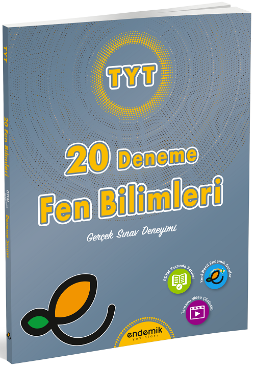 Endemik YKS TYT Fen Bilimleri 20 Deneme Endemik Yayınları