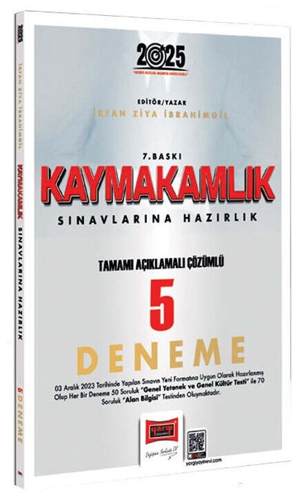 Yargı 2025 Kaymakamlık 5 Deneme Çözümlü Yargı Yayınları