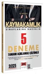 Yargı 2025 Kaymakamlık 5 Deneme Çözümlü Yargı Yayınları